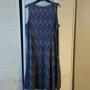 Kim Rogers Dresses - Kim Rogers Sleeveless Black and White Dress Sz XL Kim Rogers Dresses - Kim Rogers Sleeveless Black and White Dress Sz XL
